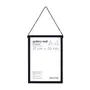 MOLDURA A4 21 CM X 30 CM GALLERY WALL - PRETO - Foto 2