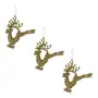 KIT COM 3 PINGENTES RENAS CELEBRATION - OURO - Foto 1