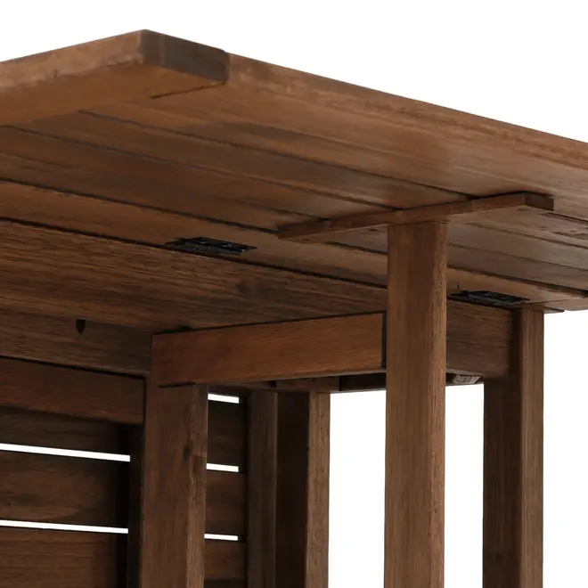 MESA PARA ÁREA EXTERNA DOBRÁVEL 1,17 M X 95 CM NAIPE - TAMARINDO - Foto 10