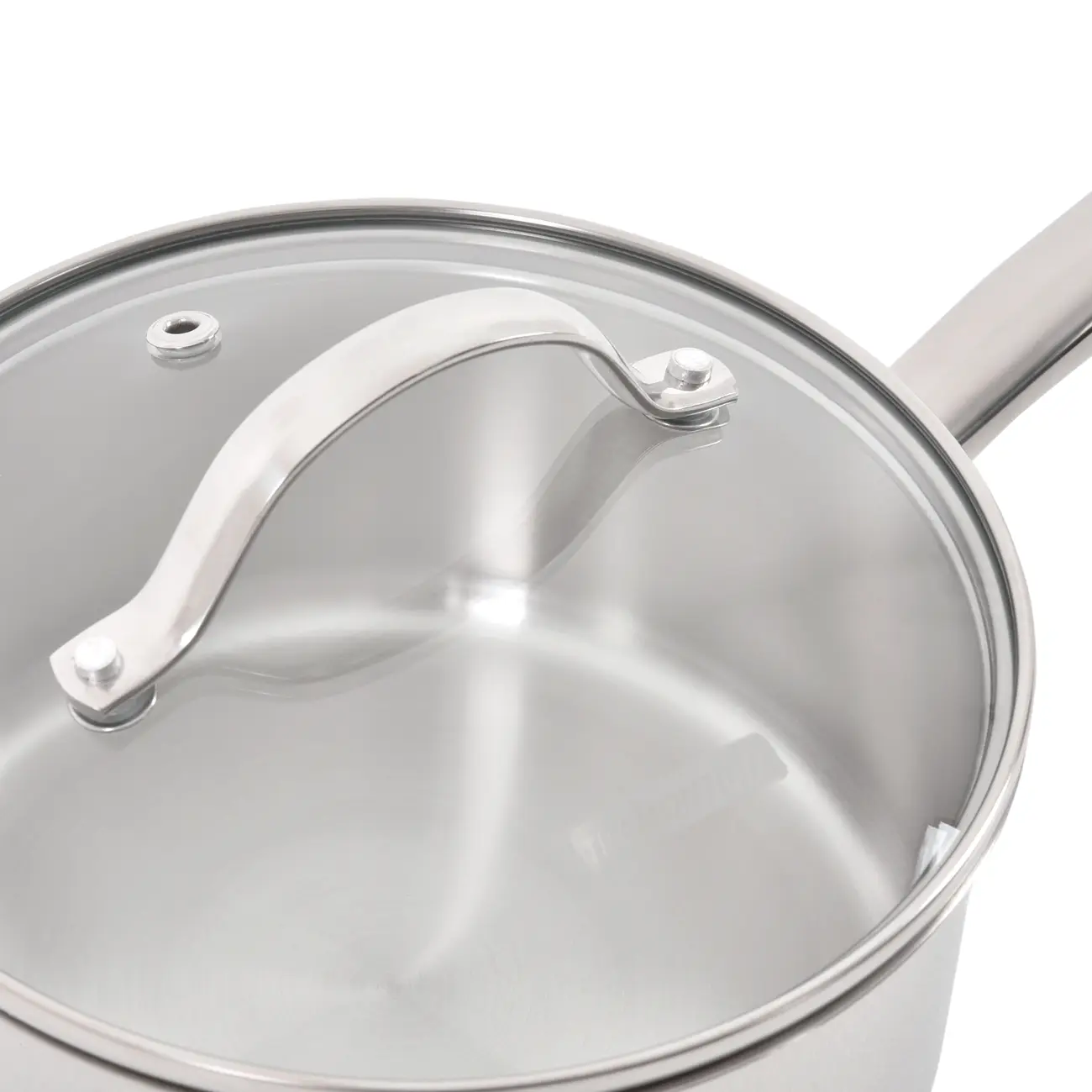 PANELA INDUÇÃO 16 CM UNA - INOX/INCOLOR - Foto 5