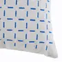 ALMOFADA 45 CM X 45 CM SENSORY - FLANDRES/AZUL COBALTO - Foto 3