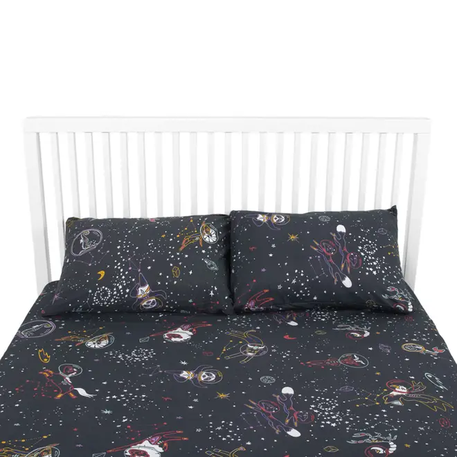 LENÇOL DE CASAL E QUEEN 2,40 M X 2,50 M ZOODIAC - CINZA/MULTICOR - Foto 13