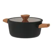 JOGO DE PANELAS INDUÇÃO COM 4 PEÇAS NORMA - PRETO/TERRACOTA - Foto 2