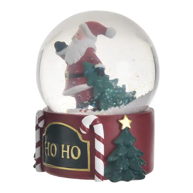 GLOBO LED PAPAI NOEL 9 CM HOHO HOME - VERMELHO HINDU/ENGLISH GREEN - Foto 3