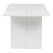 MESA DE JANTAR DOBRÁVEL 1,60 M X 42 CM/85 CM FLIP-FLOP - BRANCO - Foto 6