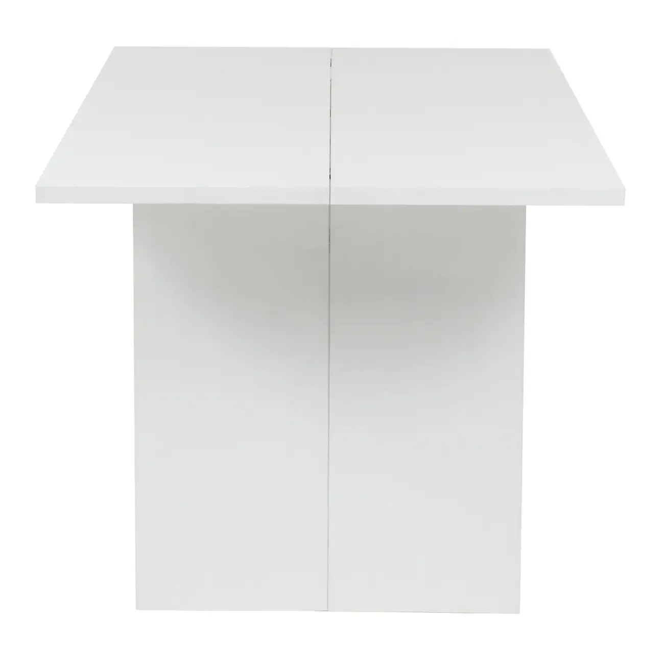 MESA DE JANTAR DOBRÁVEL 1,60 M X 42 CM/85 CM FLIP-FLOP - BRANCO - Foto 6