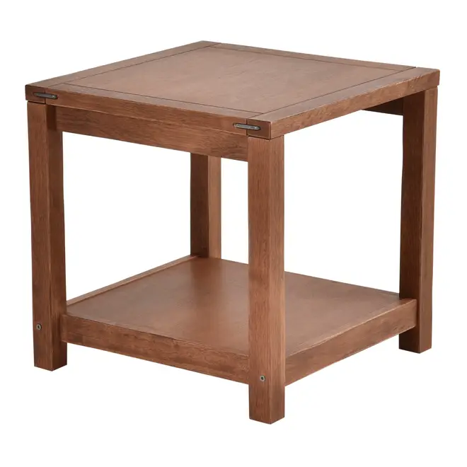 MESA LATERAL 50 CM X 50 CM ARMAZÉM - NOZES - Foto 1