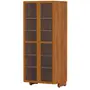 PANELEIRO 2 PORTAS 80 CM X 1,95 M GOURMET - NOZES/INCOLOR - Foto 2