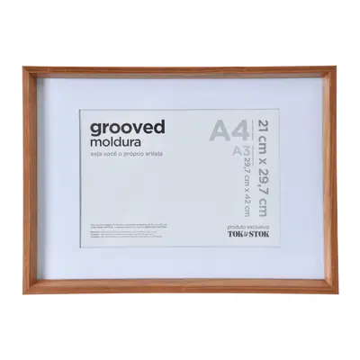 MOLDURA A4 21 CM X 29 CM GROOVED
