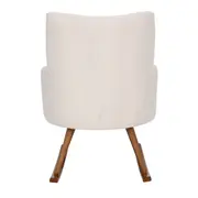 POLTRONA DE BALANÇO ALTA MILKSHAKE - NOZES/NATURAL - Foto 4