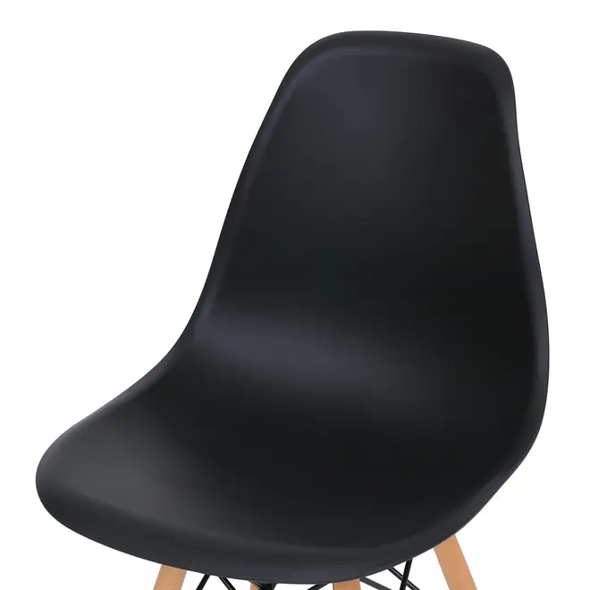 CADEIRA DE COZINHA EASY WOOD - FAIA/PRETO - Foto 6