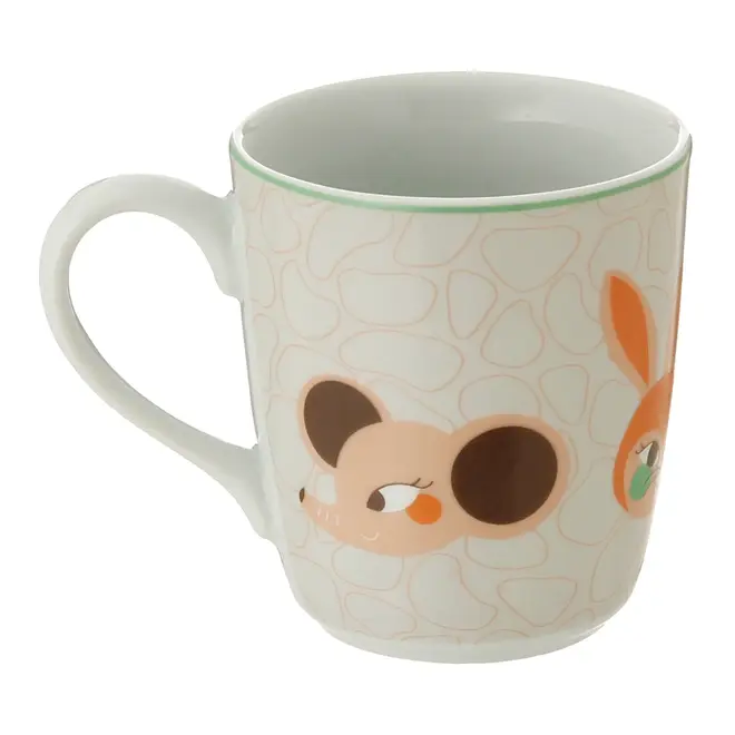 CANECA 240 ML FEIRA DOS BICHOS - MANJERICÃO/CASCA DE URUCUM - Foto 4