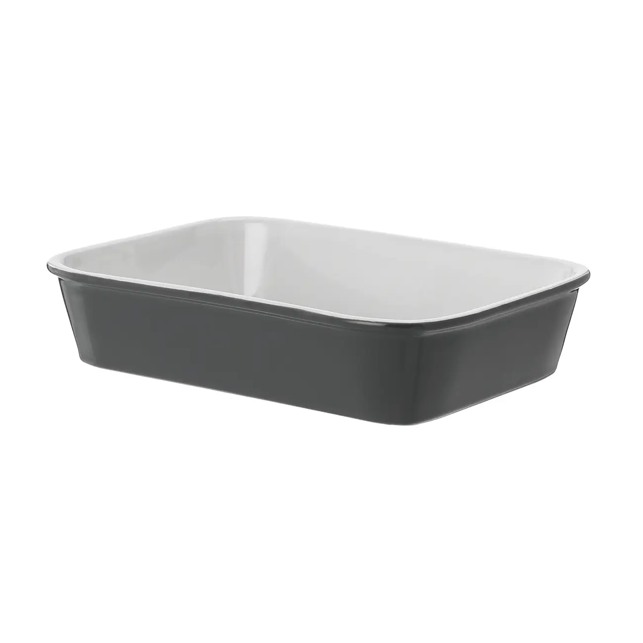 TRAVESSA REFRATÁRIA 25 CM X 17 CM THEVY - KONKRET/BRANCO - Foto 2
