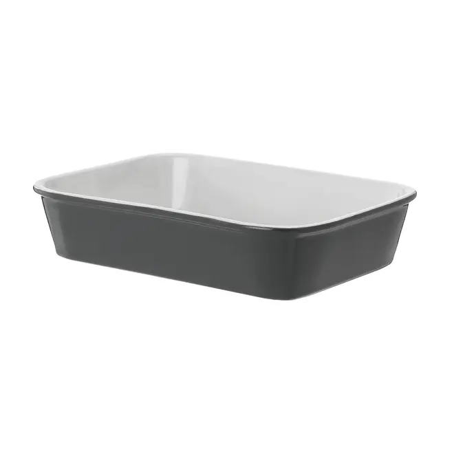 TRAVESSA REFRATÁRIA 25 CM X 17 CM THEVY - KONKRET/BRANCO - Foto 2