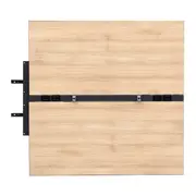COMPLEMENTO DE ESTAÇÃO DE TRABALHO DUPLA COM DIVISÓRIA ALETA - KONKRET/OAK TAMMI - Foto 6