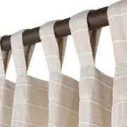 CORTINA 2 PEÇAS 1,40 M X 2,50 M MALAW - BEGE/BRANCO - Foto 4