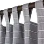 CORTINA 2 PEÇAS 1,40 M X 2,50 M MALAW - PRETO/BRANCO - Foto 4