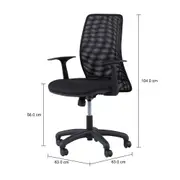 CYBER CADEIRA EXECUTIVA - PRETO/PRETO - Foto 5