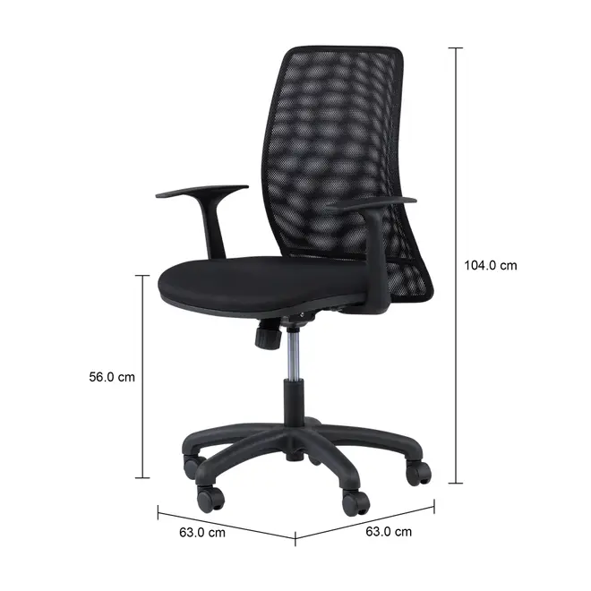CYBER CADEIRA EXECUTIVA - PRETO/PRETO - Foto 5