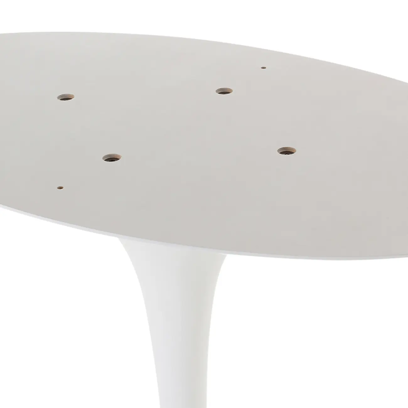 BASE DE MESA OVAL FV 1,60 M TULIPE - BRANCO BRILHANTE - Foto 4