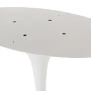 BASE DE MESA OVAL FV 1,60 M TULIPE - BRANCO BRILHANTE - Foto 4