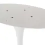 BASE DE MESA OVAL FV 1,60 M TULIPE - BRANCO BRILHANTE - Foto 4