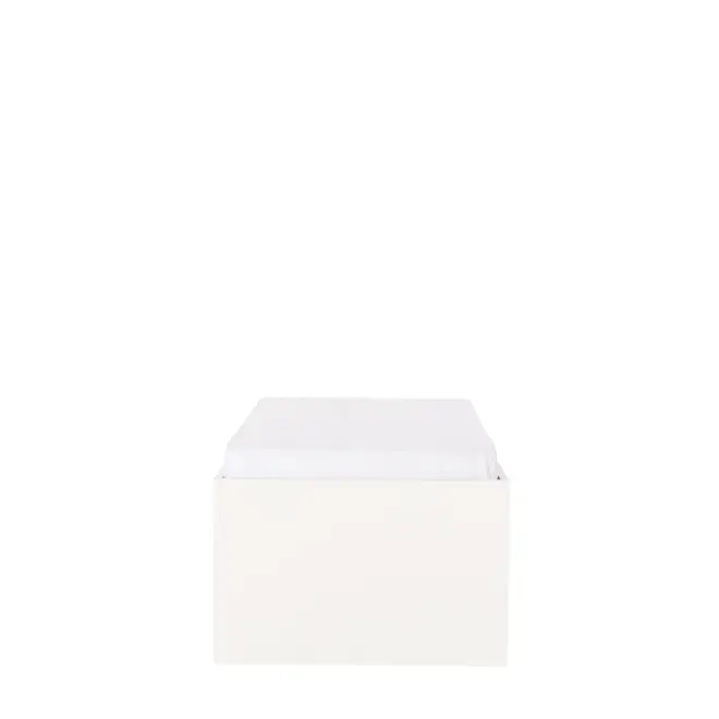 CAMA DE SOLTEIRO ALTA COM 4 GAVETAS 88 CM JOKER - BRANCO - Foto 5