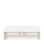 CAMA DE SOLTEIRO ALTA COM 4 GAVETAS 88 CM JOKER - BRANCO - Foto 4