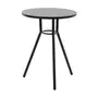 MESA LATERAL BAIXA REDONDA 40 CM LEGS - PRETO/PRETO - Foto 2