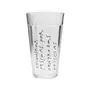 COPO LONG DRINK 450 ML MANUSCRITO - INCOLOR/PRETO - Foto 1