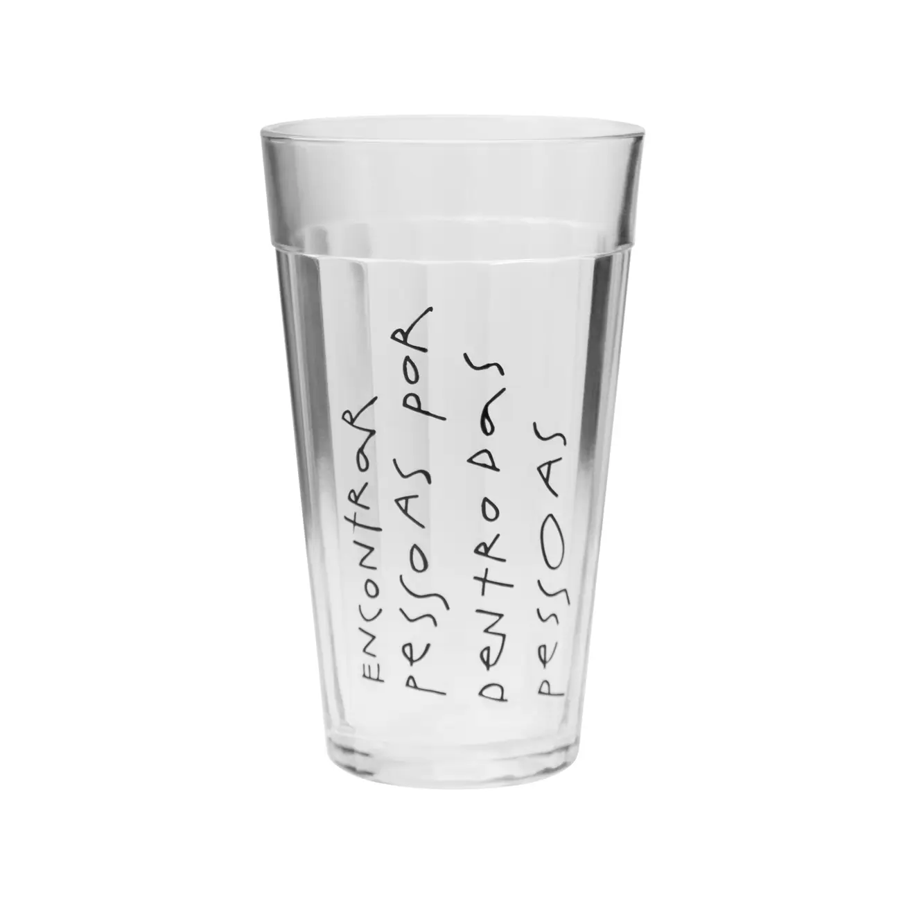 COPO LONG DRINK 450 ML MANUSCRITO - INCOLOR/PRETO - Foto 1