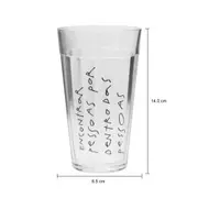COPO LONG DRINK 450 ML MANUSCRITO - INCOLOR/PRETO - Foto 2
