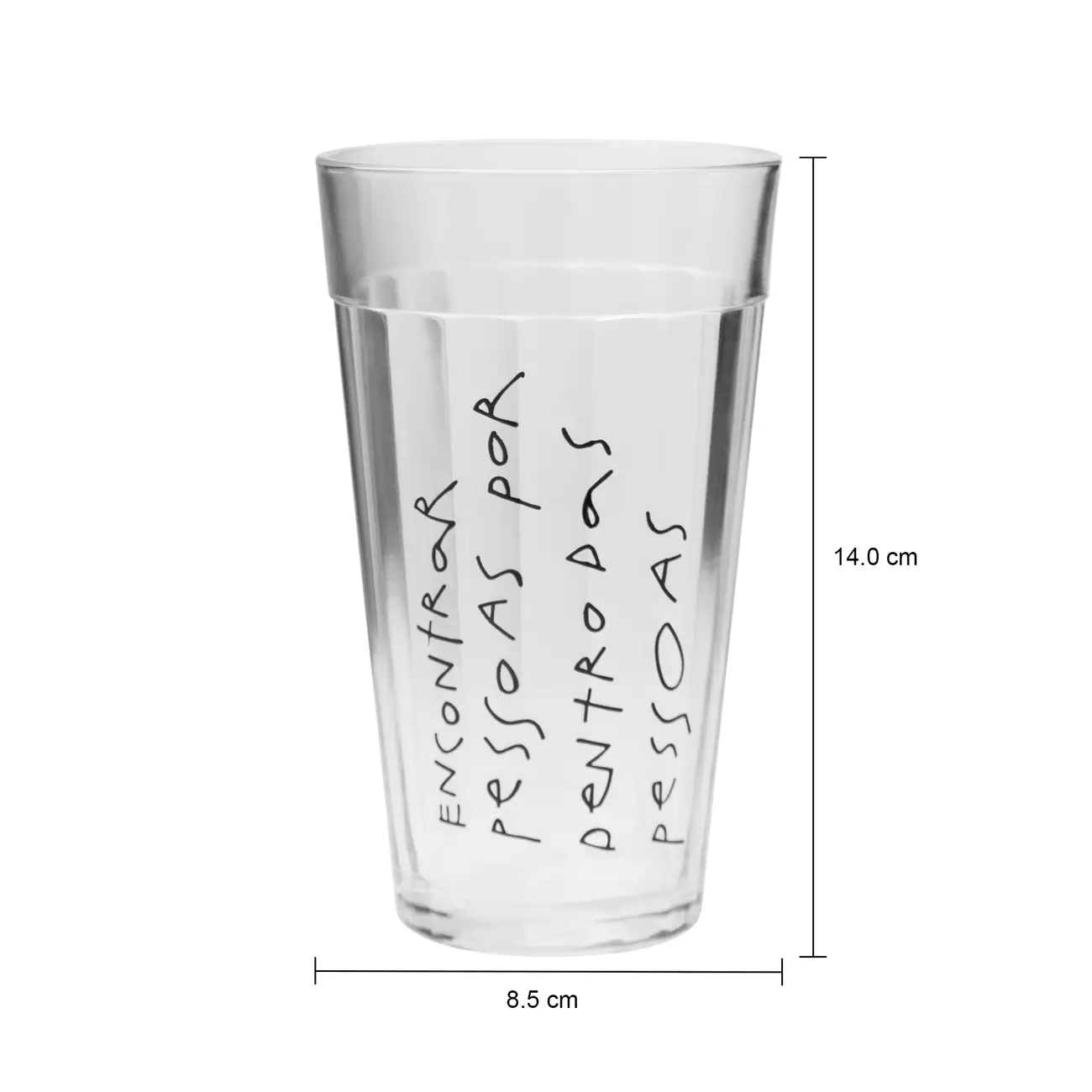 COPO LONG DRINK 450 ML MANUSCRITO - INCOLOR/PRETO - Foto 2