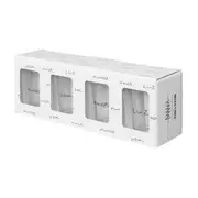COPO 190 ML COM 4 MANUSCRITO - INCOLOR/PRETO - Foto 6