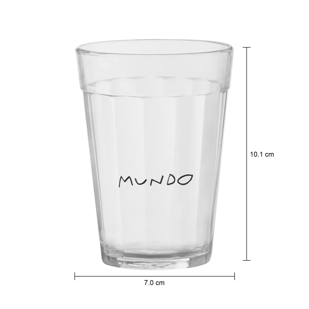 COPO 190 ML COM 4 MANUSCRITO - INCOLOR/PRETO - Foto 7