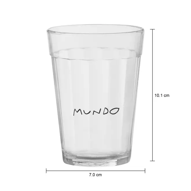 COPO 190 ML COM 4 MANUSCRITO - INCOLOR/PRETO - Foto 7