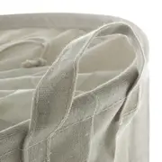 CESTO PARA ROUPA LAUNDRY OR NAKED - CINZA/PRETO - Foto 5
