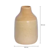 VASO 25 CM BOUJÊ - NATURAL - Foto 3