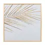 QUADRO 60 CM X 60 CM GOLDEN LEAVES - OURO/BRANCO - Foto 1