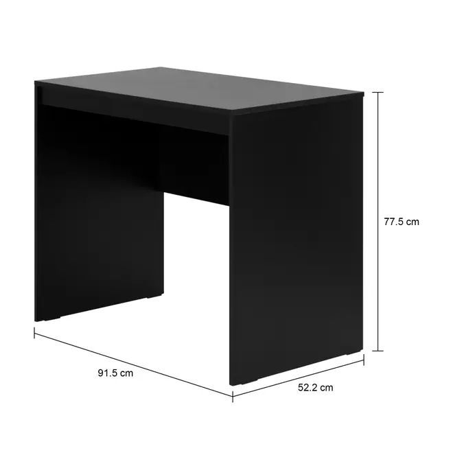 MESA 91 CM X 52 CM START UP - PRETO/PRETO - Foto 6