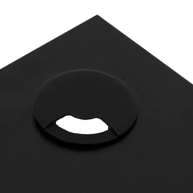 MESA DE CANTO 91 CM X 91 CM START UP - PRETO/PRETO - Foto 4