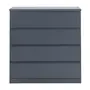 KONKRET - CÔMODA 4 GAVETAS 90 CM X 45 CM MINCE