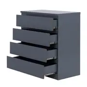 CÔMODA 4 GAVETAS 90 CM X 45 CM MINCE - KONKRET - Foto 3