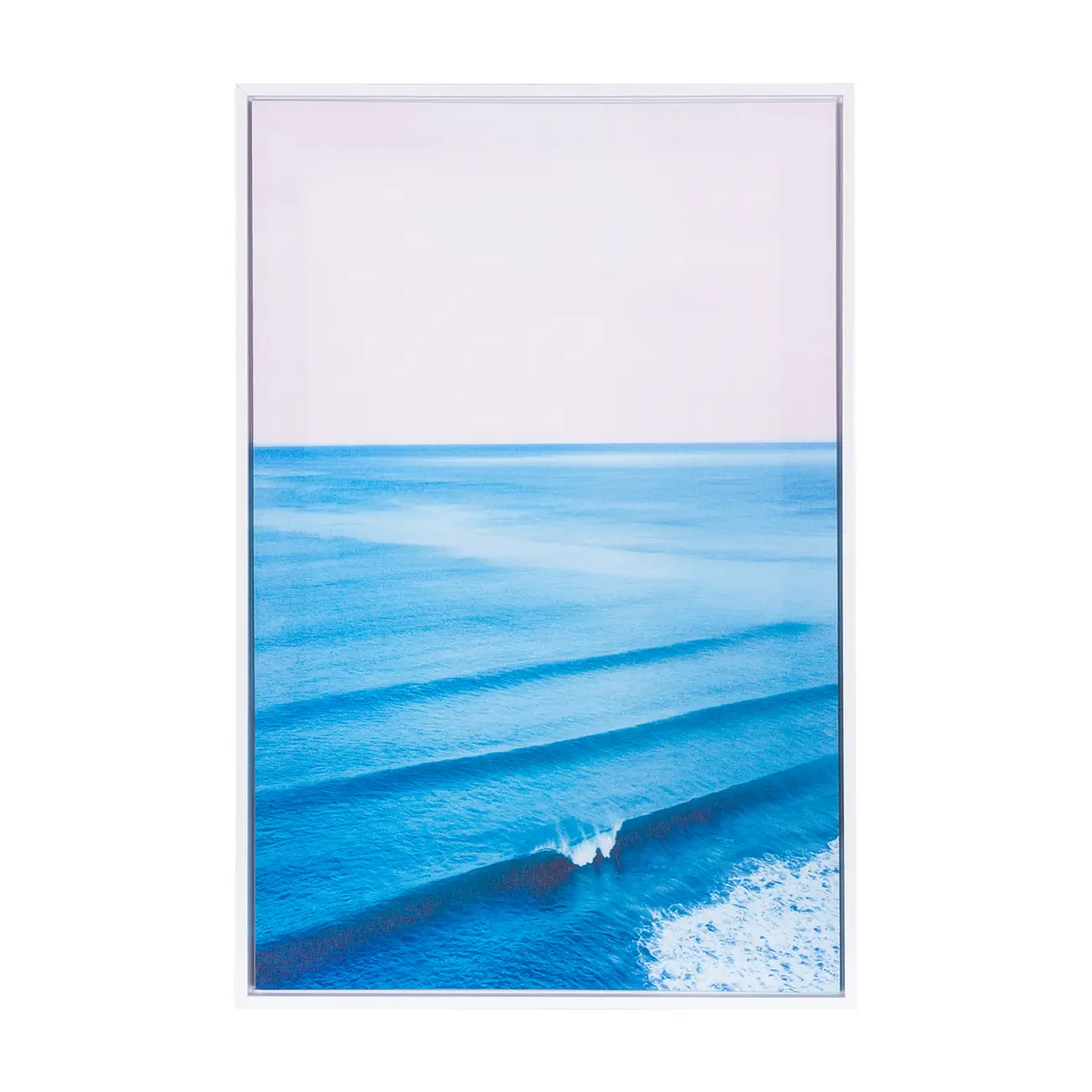 QUADRO 40 CM X 60 CM ACALMAR - BRANCO/MULTICOR - Foto 1