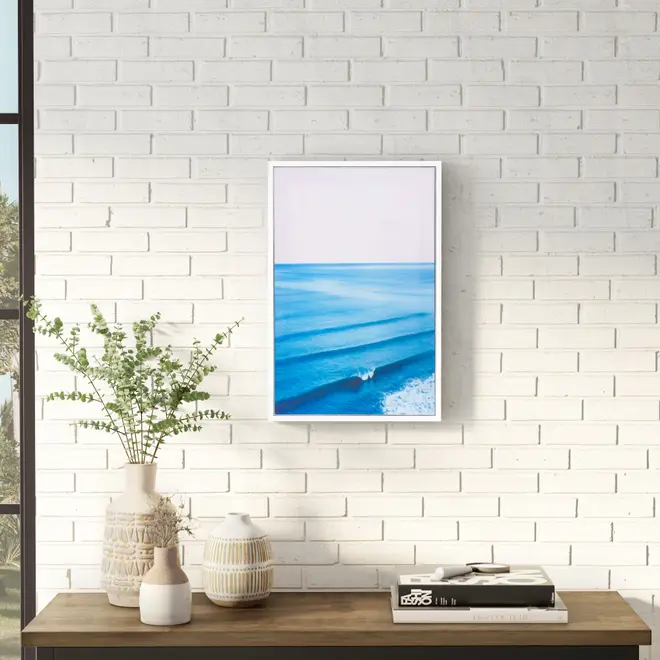 QUADRO 40 CM X 60 CM ACALMAR - BRANCO/MULTICOR - Foto 4