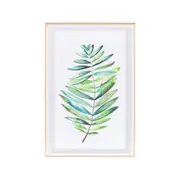 QUADRO 20 CM X 30 CM AQUARELA PLANTAE - PINUS NATURAL/VERDE - Foto 1