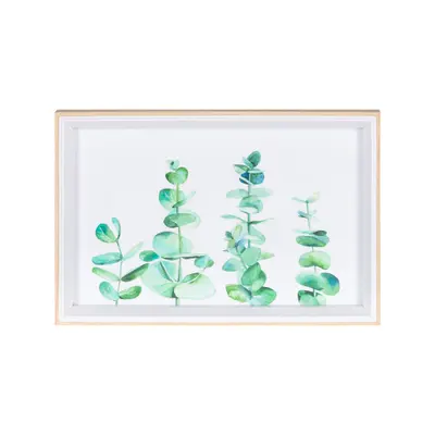 QUADRO 30 CM X 20 CM AQUARELA PLANTAE