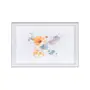 QUADRO 30 CM X 20 CM AQUARELA FLORAL II - CINZA PROVENCE/MULTICOR - Foto 1