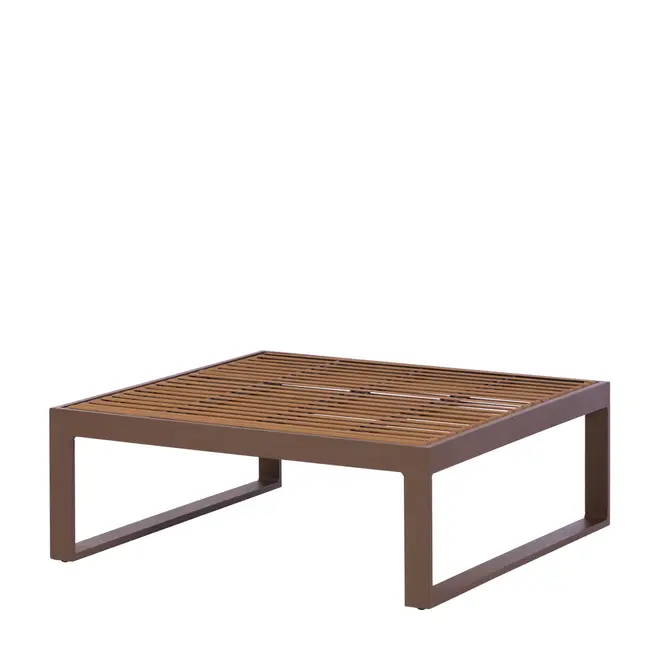 MESA DE CENTRO 80 CM X 80 CM PÂNDANO - CAFÉ/CAFÉ - Foto 2