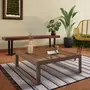 MESA DE CENTRO 80 CM X 80 CM PÂNDANO - CAFÉ/CAFÉ - Foto 5